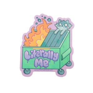 Dumpster Fire Vinyl Sticker